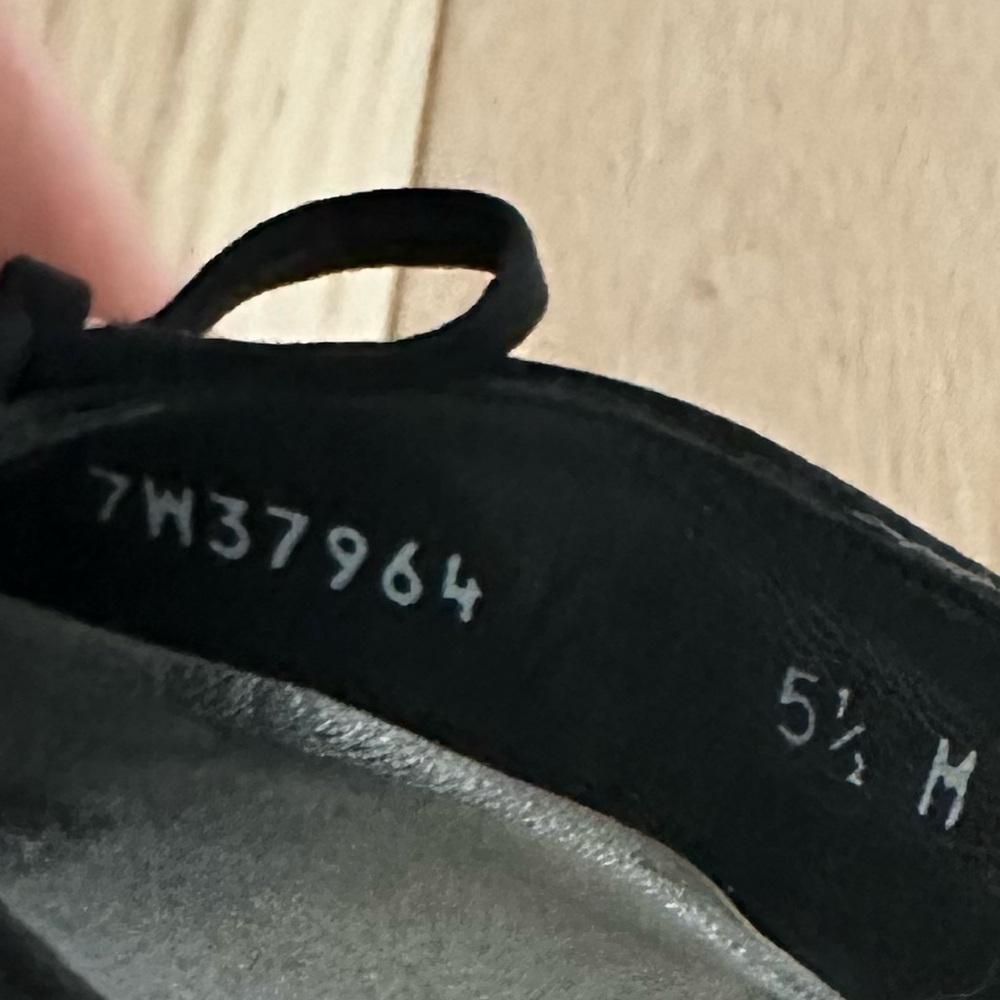 Stuart Weitzman fabric fancy sling back heels 5.5 - Picture 13 of 16